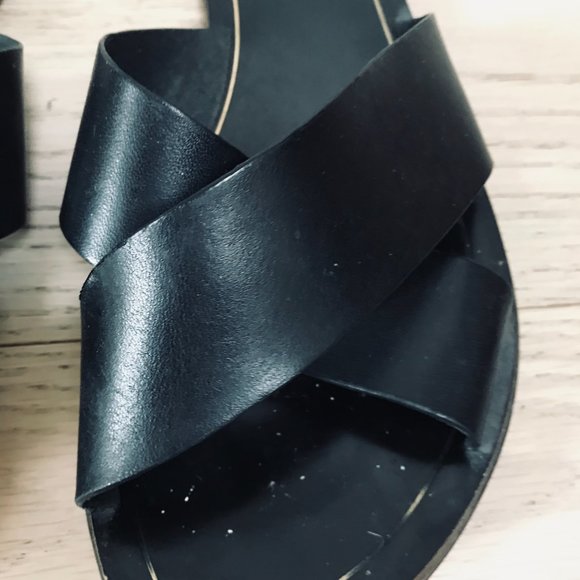 J. Crew Black Fat Sandals - Picture 5 of 8